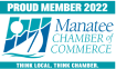 proud member of manatee chamber and commerce sticker