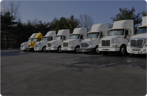 Fleet of trucks